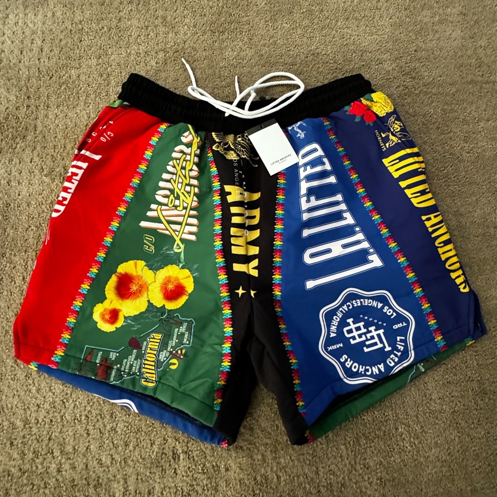 Lifted Anchors Multi Color Shorts